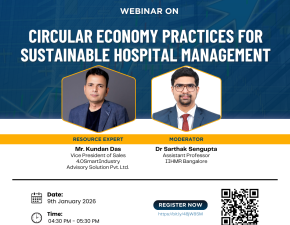 Webinar- Circular economy practices for sustainable hospital management.